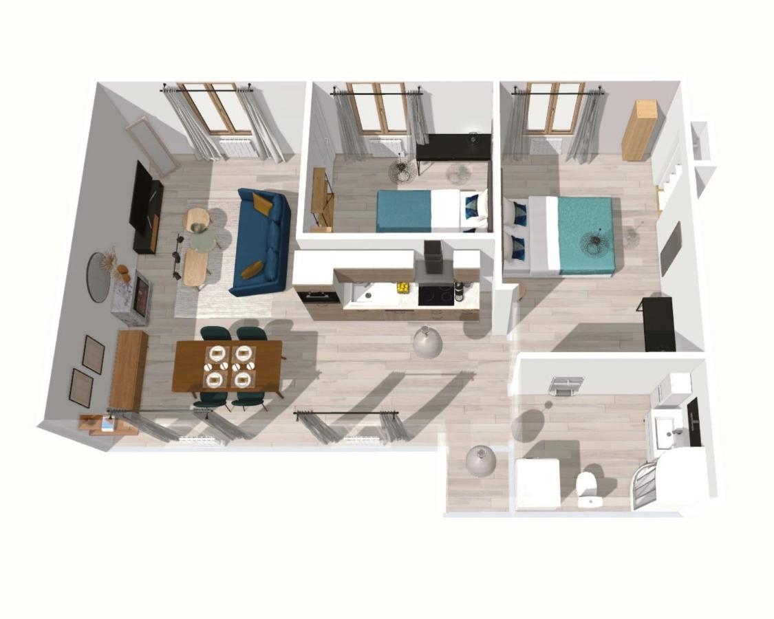 Apartment Artsmalt *ideal Pro * Proche Commerces * 2 * Confort Montlucon